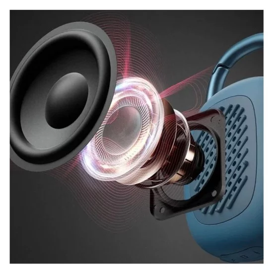 Φορητό Ηχείο Bluetooth WiWU Thunder H3 TWS BT 5.3 AUX MicroSD 1800mAh 5W Μπλε Φορητό Ηχείο Bluetooth WiWU Thunder H3 TWS BT 5.3 AUX MicroSD 1800mAh 5W Μπλε