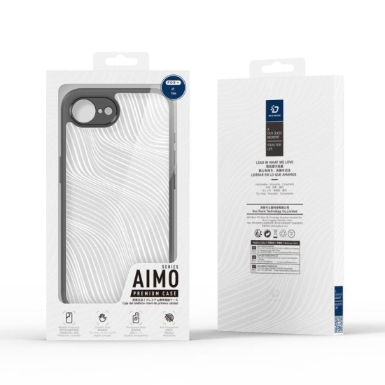 Θήκη TPU & PC Dux Ducis Aimo Apple iPhone 16e Μαύρο Θήκη TPU & PC Dux Ducis Aimo Apple iPhone 16e Μαύρο