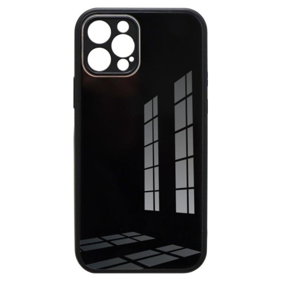 Θήκη TPU & Glass inos Apple iPhone 12 Pro CamGuard Μαύρο Θήκη TPU & Glass inos Apple iPhone 12 Pro CamGuard Μαύρο