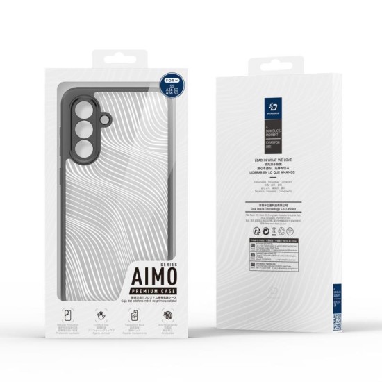 Θήκη TPU & PC Dux Ducis Aimo Samsung A366 Galaxy A36 5G/ A566 Galaxy A56 5G Μαύρο