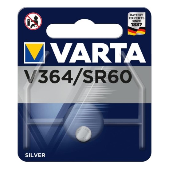 Μπαταρία Ρολογιού Varta V364 (1 τεμ.) Μπαταρία Ρολογιού Varta V364 (1 τεμ.)