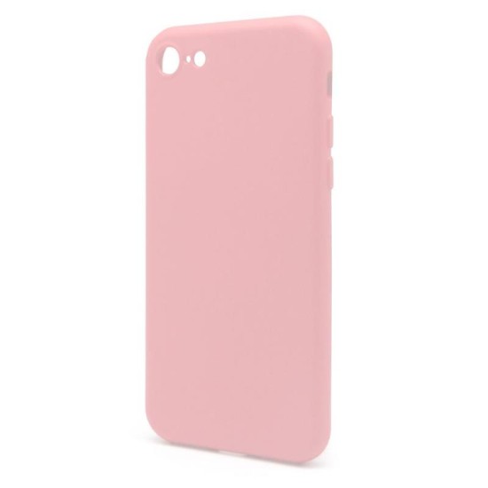 Θήκη Liquid Silicon inos Apple iPhone 8/ iPhone SE (2020) L-Cover Σομόν Θήκη Liquid Silicon inos Apple iPhone 8/ iPhone SE (2020) L-Cover Σομόν