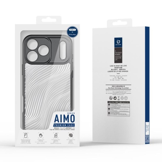 Θήκη TPU & PC Dux Ducis Aimo Magnetic MagSafe με Stand Apple iPhone 17 Pro Max Μαύρο Θήκη TPU & PC Dux Ducis Aimo Magnetic MagSafe με Stand Apple iPhone 17 Pro Max Μαύρο