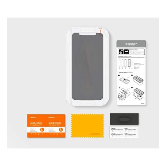 Tempered Glass Full Face Privacy Spigen Glas.tR Align Master Apple iPhone XR/ iPhone 11 (1 τεμ.) Tempered Glass Full Face Privacy Spigen Glas.tR Align Master Apple iPhone XR/ iPhone 11 (1 τεμ.)