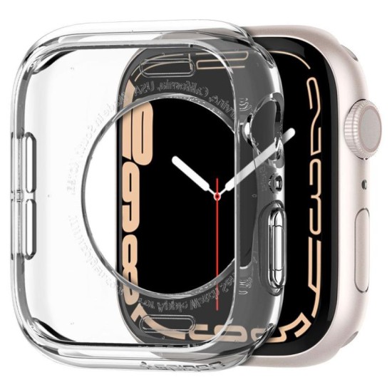 Θήκη TPU Spigen Liquid Crystal Apple Watch 4/ 5/ 6/ 7/ 8/ 9/ SE 40mm/ 41mm Διάφανο Θήκη TPU Spigen Liquid Crystal Apple Watch 4/ 5/ 6/ 7/ 8/ 9/ SE 40mm/ 41mm Διάφανο