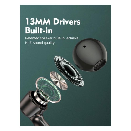 True Wireless Ακουστικά Bluetooth iPro TW100 Μαύρο True Wireless Ακουστικά Bluetooth iPro TW100 Μαύρο