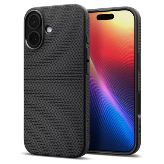 Θήκη Soft TPU Spigen Liquid Air Apple iPhone 17 Μαύρο Θήκη Soft TPU Spigen Liquid Air Apple iPhone 17 Μαύρο