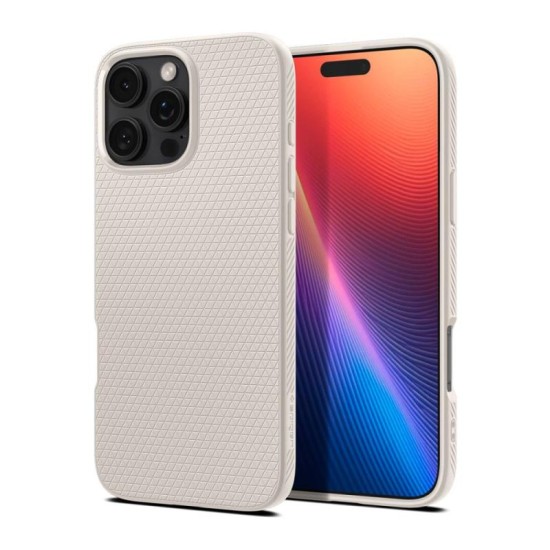 Θήκη Soft TPU Spigen Liquid Air Apple iPhone 16 Prο Τιτάνιο Θήκη Soft TPU Spigen Liquid Air Apple iPhone 16 Prο Τιτάνιο