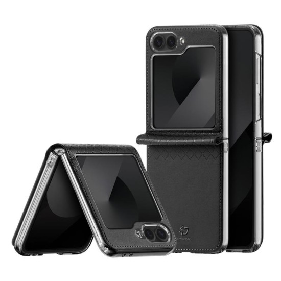 Θήκη Δερμάτινη PU Dux Ducis Bril Samsung Z Flip 6 5G Μαύρο Θήκη Δερμάτινη PU Dux Ducis Bril Samsung Z Flip 6 5G Μαύρο