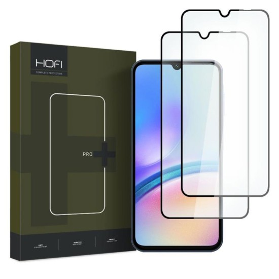 Tempered Glass Full Face Hofi Pro+ Samsung A057G Galaxy A05s Μαύρο (2 τεμ.) Tempered Glass Full Face Hofi Pro+ Samsung A057G Galaxy A05s Μαύρο (2 τεμ.)