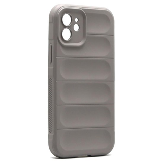 Θήκη Shield TPU inos Apple iPhone 12 Stripes Ανοιχτό Γκρι