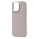 Θήκη Liquid Silicon inos Apple iPhone 16 Pro 5G Velvet Ανοιχτό Γκρι