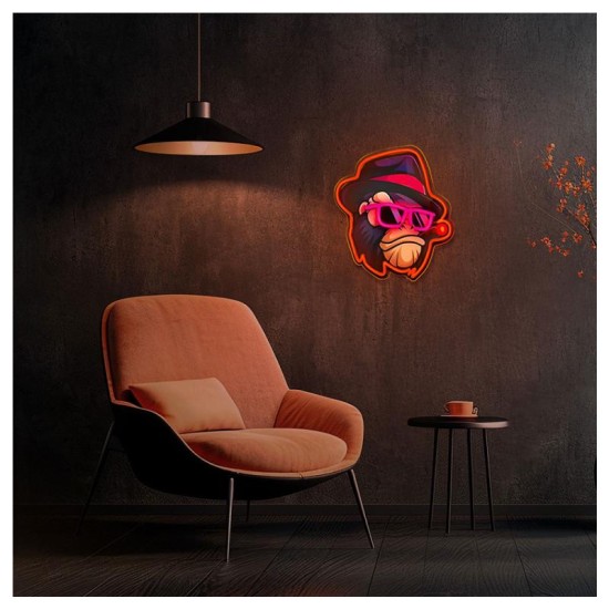 Neon ART LED Forever Light FLA03 GANGSTA MONKEY (USB/Μπαταρίας & On/Off) Πολύχρωμο Neon ART LED Forever Light FLA03 GANGSTA MONKEY (USB/Μπαταρίας & On/Off) Πολύχρωμο