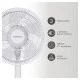 Επιδαπέδιος Ανεμιστήρας Niaros Puncha 35W Λευκό Επιδαπέδιος Ανεμιστήρας Niaros Puncha 35W Λευκό