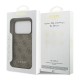 Θήκη PU Guess Apple iPhone 17 Pro Hardcase Classic Logo 4G Καφέ Θήκη PU Guess Apple iPhone 17 Pro Hardcase Classic Logo 4G Καφέ