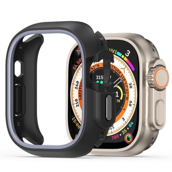 Θήκη PC Dux Ducis Bamo Apple Watch Ultra 1/2 49mm Μαύρο-Γκρι Θήκη PC Dux Ducis Bamo Apple Watch Ultra 1/2 49mm Μαύρο-Γκρι