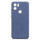Θήκη Liquid Silicon inos Xiaomi Redmi A1 Plus/ A2 Plus L-Cover Γκρι-Μπλε Θήκη Liquid Silicon inos Xiaomi Redmi A1 Plus/ A2 Plus L-Cover Γκρι-Μπλε
