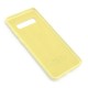 Θήκη Liquid Silicon inos Samsung G975F Galaxy S10 Plus L-Cover Κίτρινο Θήκη Liquid Silicon inos Samsung G975F Galaxy S10 Plus L-Cover Κίτρινο