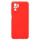 Θήκη Soft TPU inos Xiaomi Poco M5S/ Redmi Note 10/ 10S S-Cover Κόκκινο