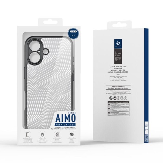 Θήκη TPU & PC Dux Ducis Aimo Magnetic MagSafe με Stand Apple iPhone 17 Μαύρο Θήκη TPU & PC Dux Ducis Aimo Magnetic MagSafe με Stand Apple iPhone 17 Μαύρο