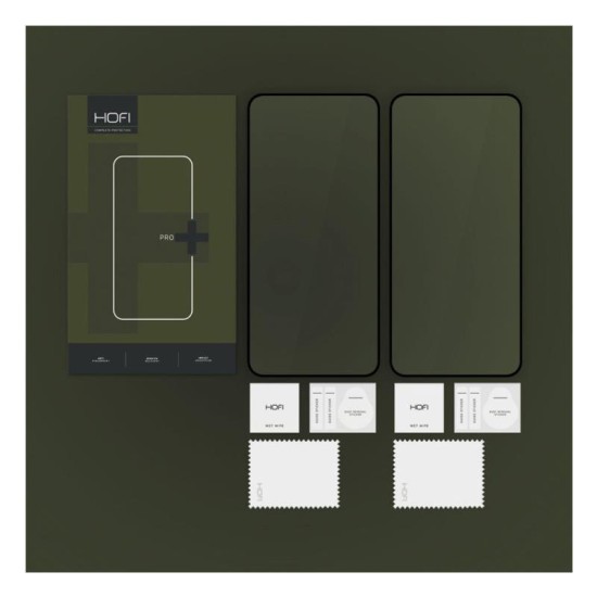 Tempered Glass Full Face Hofi Pro+ Samsung Galaxy S25 5G Μαύρο (2 τεμ.) Tempered Glass Full Face Hofi Pro+ Samsung Galaxy S25 5G Μαύρο (2 τεμ.)