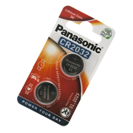 Lithium Button Cells Panasonic CR2032 (2 τεμ)