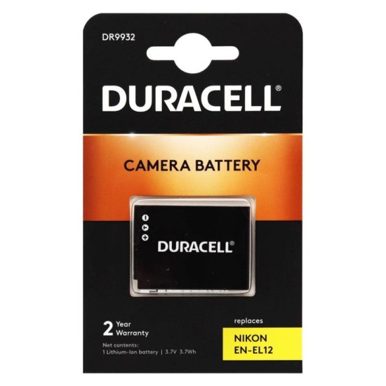 Μπαταρία Κάμερας Duracell DR9932 για Nikon EN-EL12 3.7V 1000mAh (1 τεμ) Μπαταρία Κάμερας Duracell DR9932 για Nikon EN-EL12 3.7V 1000mAh (1 τεμ)