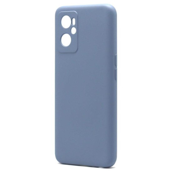 Θήκη Liquid Silicon inos Realme 9i L-Cover Γκρι-Μπλε Θήκη Liquid Silicon inos Realme 9i L-Cover Γκρι-Μπλε