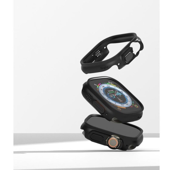 Θήκη PC Ringke Slim Apple Watch Ultra 49mm Διάφανο & Μαύρο (2 τεμ) Θήκη PC Ringke Slim Apple Watch Ultra 49mm Διάφανο & Μαύρο (2 τεμ)