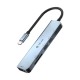 Hub USB C Devia EC135 5 σε 1 (Updated) με Card Reader Leopard PD Σκούρο Γκρι Hub USB C Devia EC135 5 σε 1 (Updated) με Card Reader Leopard PD Σκούρο Γκρι