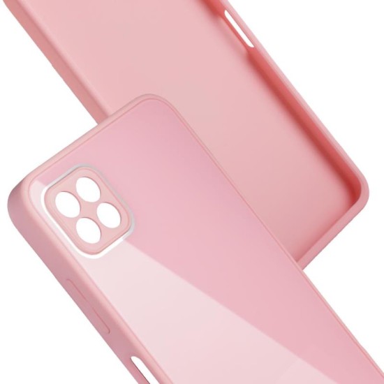 Θήκη TPU & Glass inos Apple iPhone 13 mini CamGuard Ροζ Θήκη TPU & Glass inos Apple iPhone 13 mini CamGuard Ροζ