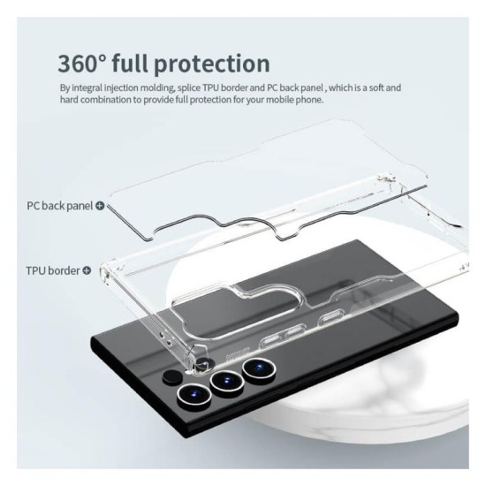 Θήκη Soft TPU & PC Nillkin Nature Pro Samsung Galaxy S24 Ultra 5G Διάφανο Θήκη Soft TPU & PC Nillkin Nature Pro Samsung Galaxy S24 Ultra 5G Διάφανο