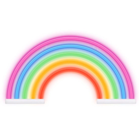 Neon LED Forever Light FLNE14X RAINBOW (USB/Μπαταρίας & On/Off) Πολύχρωμο