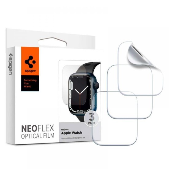 Screen Protector Spigen Neo Flex HD Apple Watch 7/ 8/ 9 45mm (3 τεμ.) Screen Protector Spigen Neo Flex HD Apple Watch 7/ 8/ 9 45mm (3 τεμ.)
