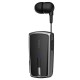 Ακουστικό Bluetooth iPro RH120 Retractable Μαύρο-Γκρι