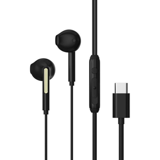Hands Free Stereo A1 Devia EM105 USB C Kintone Μαύρο Hands Free Stereo A1 Devia EM105 USB C Kintone Μαύρο