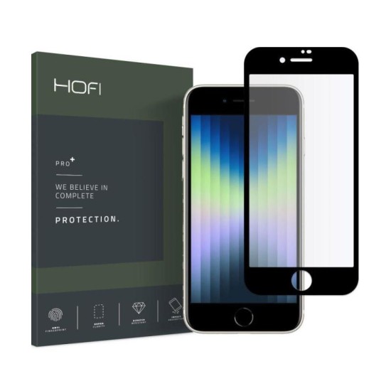Tempered Glass Full Face Hofi Pro+ Apple iPhone 7/ 8/ SE 2020/ SE 2022 Μαύρο (1 τεμ.) Tempered Glass Full Face Hofi Pro+ Apple iPhone 7/ 8/ SE 2020/ SE 2022 Μαύρο (1 τεμ.)