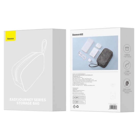 Τσαντάκι Ταξιδίου Bag Baseus EasyKourney Series για Smartphones, Headphones και Μικρά Αντικείμενα Γκρι Τσαντάκι Ταξιδίου Bag Baseus EasyKourney Series για Smartphones, Headphones και Μικρά Αντικείμενα Γκρι