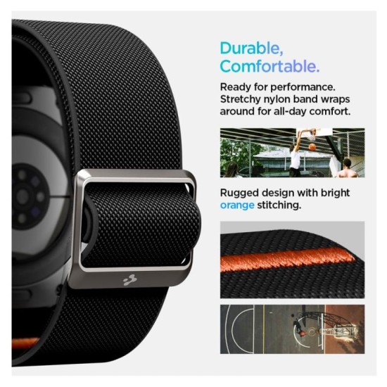 Λουράκι Spigen Fit Lite Samsung Galaxy Watch Ultra (47mm) Μαύρο Λουράκι Spigen Fit Lite Samsung Galaxy Watch Ultra (47mm) Μαύρο