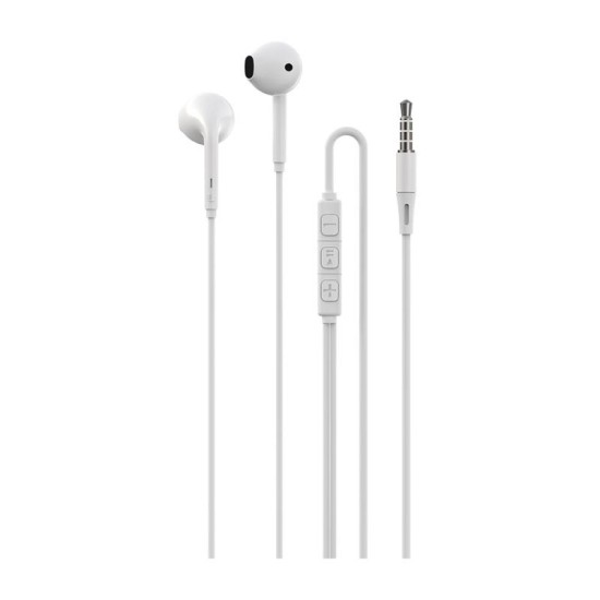 Hands Free Stereo A3 Devia EM108 3.5mm Kintone Λευκό Hands Free Stereo A3 Devia EM108 3.5mm Kintone Λευκό