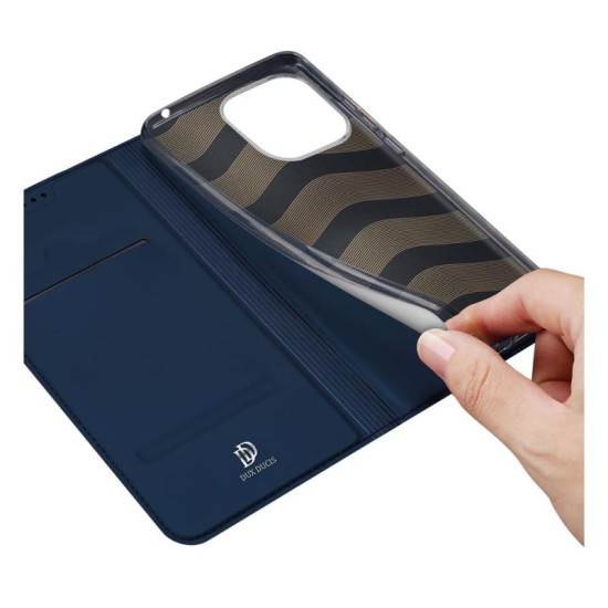 Θήκη Flip Dux Ducis Skin Pro Xiaomi Poco C55/ Redmi 12C Μπλε Θήκη Flip Dux Ducis Skin Pro Xiaomi Poco C55/ Redmi 12C Μπλε