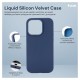 Θήκη Liquid Silicon inos Apple iPhone 16 Pro 5G Velvet Σκούρο Μπλε Θήκη Liquid Silicon inos Apple iPhone 16 Pro 5G Velvet Σκούρο Μπλε