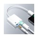 Αντάπτορας Joyroom S-Y105 Lightning Αρσενικό σε 3.5mm Θηλυκό & Lightning Θηλυκό Λευκό Αντάπτορας Joyroom S-Y105 Lightning Αρσενικό σε 3.5mm Θηλυκό & Lightning Θηλυκό Λευκό