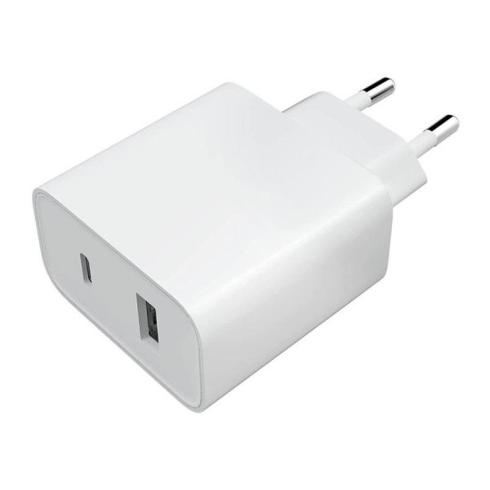 Φορτιστής Ταξιδίου Ταχείας Φόρτισης Xiaomi 33W με Διπλή Έξοδο USB A & Έξοδο USB C PD 3.0 AD332EU Λευκό Φορτιστής Ταξιδίου Ταχείας Φόρτισης Xiaomi 33W με Διπλή Έξοδο USB A & Έξοδο USB C PD 3.0 AD332EU Λευκό