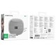 Φορητό Ηχείο Bluetooth Borofone BR47 Star TWS BT 5.4 Ραδιόφωνο FM USB AUX MicroSD 500mAh 5W Γκρι