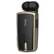 Ακουστικό Bluetooth iPro RH120 Retractable Μαύρο-Χρυσό Ακουστικό Bluetooth iPro RH120 Retractable Μαύρο-Χρυσό