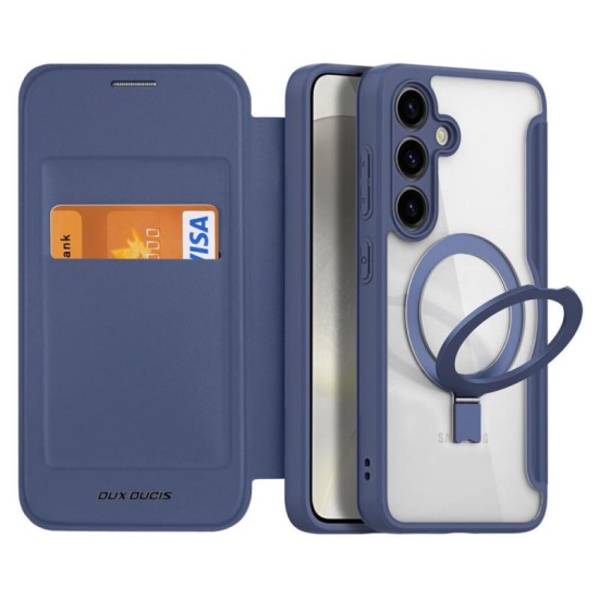 Θήκη Flip Dux Ducis Skin X Pro Wallet με Μαγνητικό Stand Samsung S921B Galaxy S24 5G Μπλε Θήκη Flip Dux Ducis Skin X Pro Wallet με Μαγνητικό Stand Samsung S921B Galaxy S24 5G Μπλε