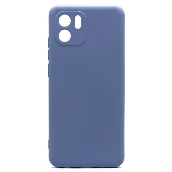 Θήκη Liquid Silicon inos Xiaomi Redmi A1/ A2 L-Cover Γκρι-Μπλε