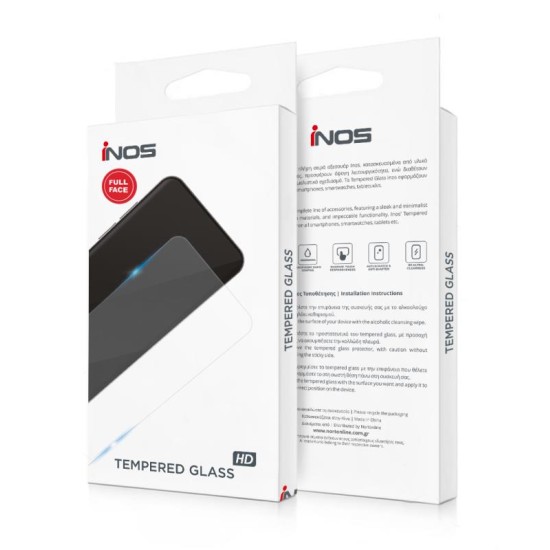 Tempered Glass Full Face inos 0.33mm Realme 12X Μαύρο Tempered Glass Full Face inos 0.33mm Realme 12X Μαύρο