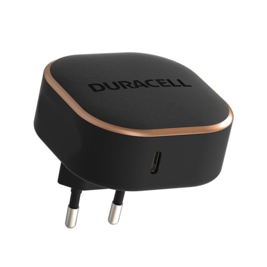 Φορτιστής Ταξιδίου Duracell PD 20W με Έξοδο USB C Μαύρο Φορτιστής Ταξιδίου Duracell PD 20W με Έξοδο USB C Μαύρο
